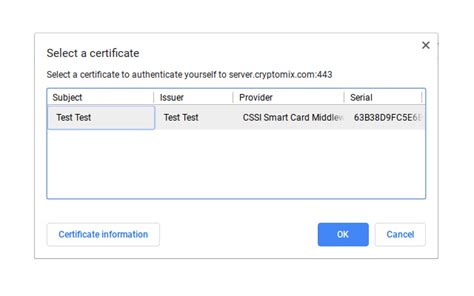 charismathics cssi smart card middleware app|Smart Card Authentication Requirements .